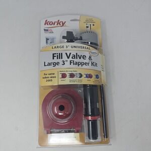 Korky 830MP QuietFill Platinum Complete Flush Valve & Flapper Repair Kit